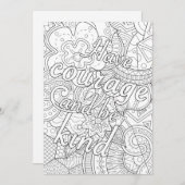 Heb moed en wees vriendelijk (Voorkant / Achterkant)