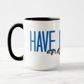 Heb moed en wees vriendelijk mok (Links)