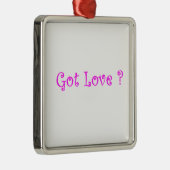 Heb ornament met liefdespremium sqaure (Rechts)