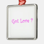 Heb ornament met liefdespremium sqaure (Links)