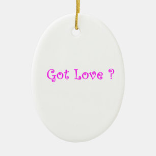 Heb ornament van de Liefde-ovaal