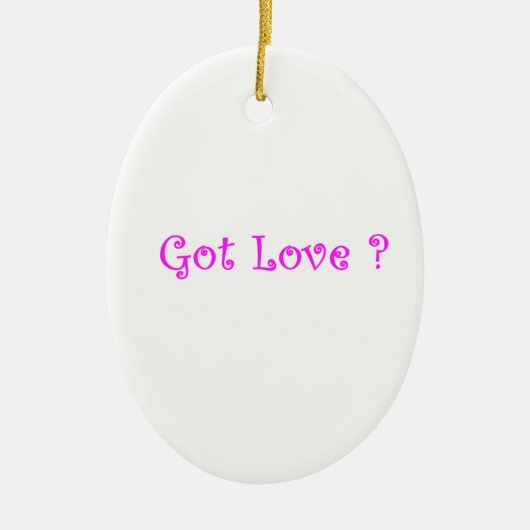 Heb ornament van de Liefde-ovaal (Voorkant)