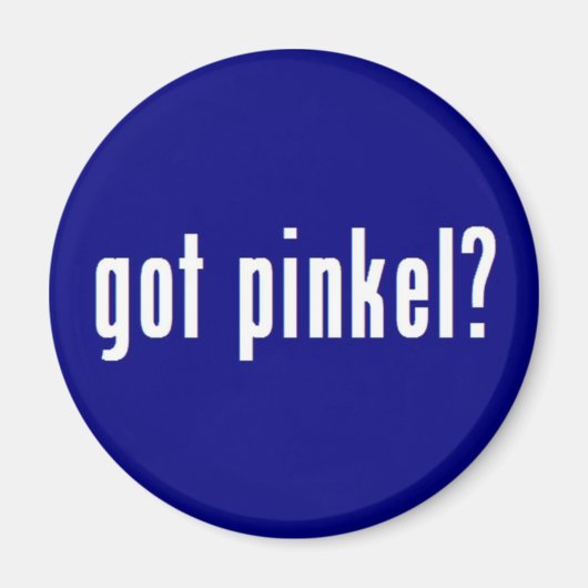 HEB PINKEL MAGNEET - BLAUW (Voorkant)