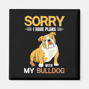 Heb plannen met My Bulldog - English Bulldog Magneet