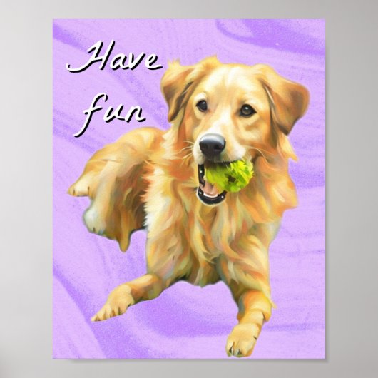 Heb plezier print, waarde poster papier (halfglans (Voorkant)