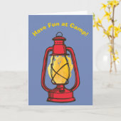 Heb Pret bij Wenskaart van de Lantaarn van het Kaart (Gele Bloem)