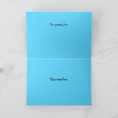 Heb pret met een dolfijn (sjabloon 2) kaart (Binnen)