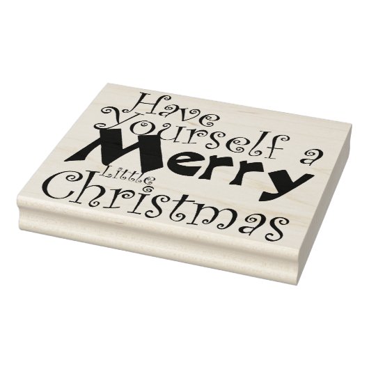 Heb prettige kerstfeestdag rubberstempel (Stempel)