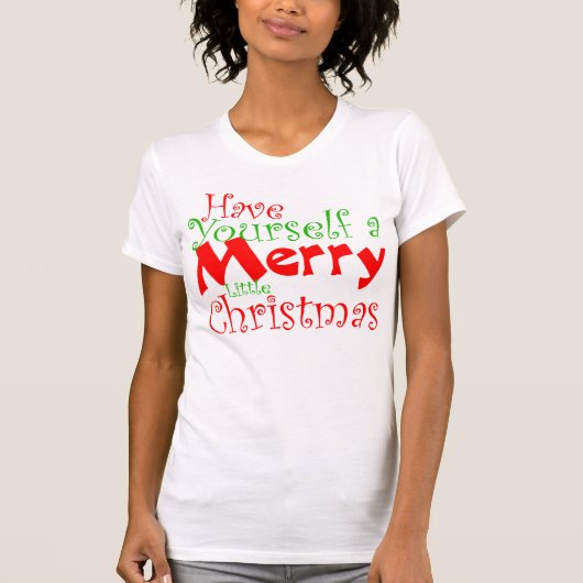 Heb prettige kerstfeestdag T-shirt (Voorkant)