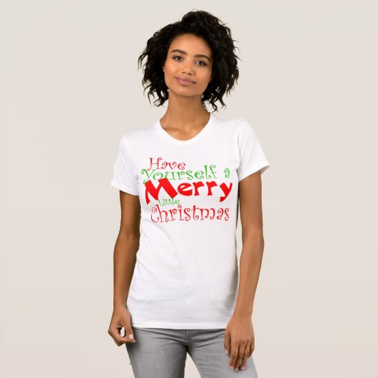 Heb prettige kerstfeestdag T-shirt (Voorkant volledig)