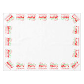 Heb prettige kerstfeestelijke tablet tafelkleed (Voorkant (Horizontaal))