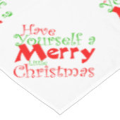 Heb prettige kerstfeestelijke tablet tafelkleed (Gekanteld)