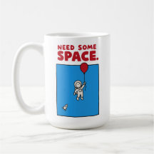 Heb Ruimte Nodig Grappige Astronaut Ballon Ruimte