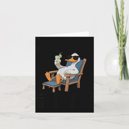 Heb Selectief Gehoor Grappige Sarcastische Eend Hu Kaart (Voorkant)