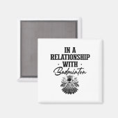 Heb Shuttle Badminton Player Shuttle Racket 1 Magneet (Voorkant / Achterkant)