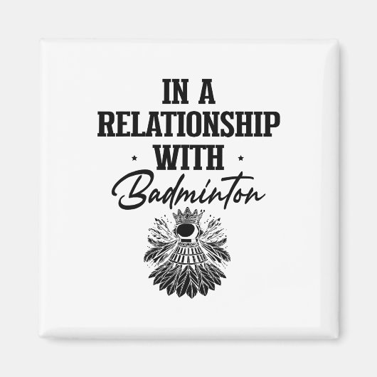 Heb Shuttle Badminton Player Shuttle Racket 1 Magneet (Voorkant)