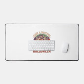 Heb Skelethandjes van Katten met Schedel Halloween Bureaumat (Keyboard & Muis)