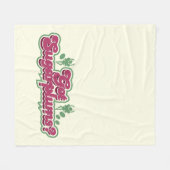 Heb Snoep van de Holiday van Sugarplums Fleece Deken (Voorkant (Horizontaal))