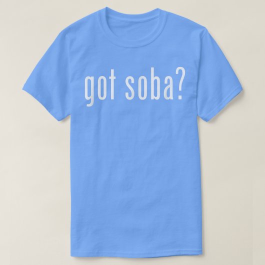 Heb Soba Japanse boekweitnoedels Ramen 391 T-shirt (Design voorkant)
