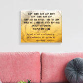 Heb Thuisweg Hymn met Bijbelse Verse Canvas Afdruk (Insitu (Woonkamer))