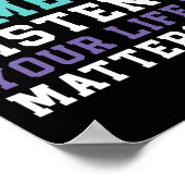 Heb tijd om naar je levensproblemen te luisteren M Poster (Hoek)