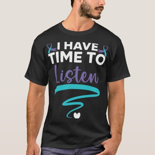 Heb tijd om naar je levensproblemen te luisteren M T-shirt (Voorkant)