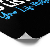 Heb tijd om te luisteren Geestelijke Gezondheid Ze Poster (Hoek)