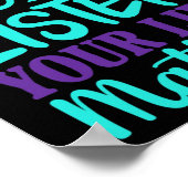 Heb tijd om te luisteren naar zelfmoord bewustzijn poster (Hoek)