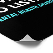 Heb tijd om te luisteren naar zelfmoordpreventie b poster (Hoek)