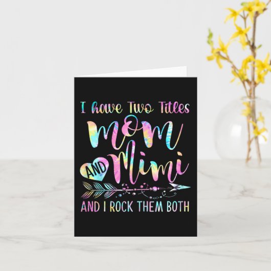 Heb twee titels mama en mimi en ik rock ze allebei kaart (Gele Bloem)