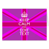 Heb uw houdbare kalm- tekst op Roze hefboom van de (Voorkant Horizontaal)