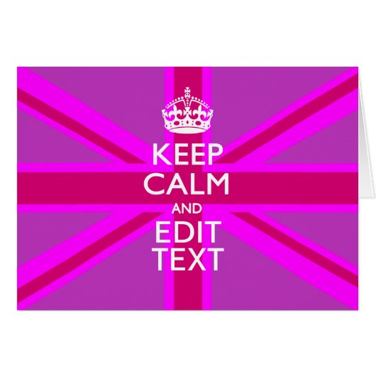 Heb uw houdbare kalm- tekst op Roze hefboom van de (Voorkant Horizontaal)