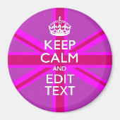 Heb uw houdbare kalm- tekst op Roze hefboom van de Magneet (Voorkant)