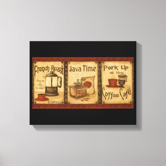 Heb vandaag een beker canvas afdruk (Voorkant)