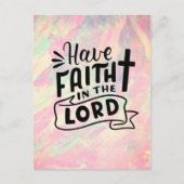 Heb vertrouwen in de Heer Briefkaart (Voorkant)