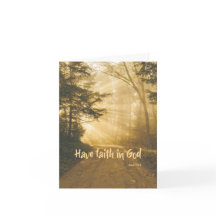 Heb vertrouwen in God, bid voor U Christelijk