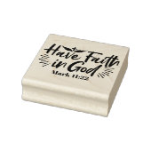 Heb vertrouwen in God Marcus 11:22 Inspirerend quo Rubberstempel (Stempel)