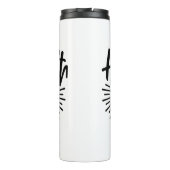 Heb vertrouwen in God Marcus 11:22 Inspirerend quo Thermosbeker (Achterkant)