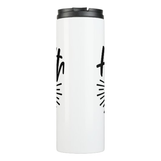 Heb vertrouwen in God Marcus 11:22 Inspirerend quo Thermosbeker (Achterkant)