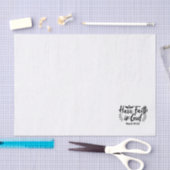 Heb vertrouwen in God Marcus 11:22 Inspirerend quo Tissuepapier (Craft)