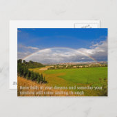 Heb vertrouwen in je dromen briefkaart (Voorkant / Achterkant)