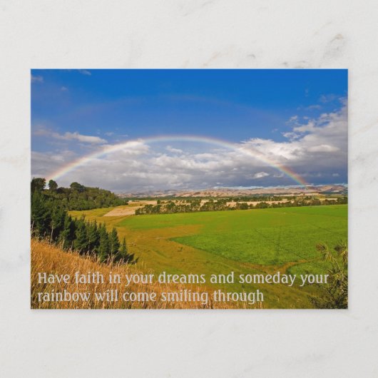 Heb vertrouwen in je dromen briefkaart (Voorkant)