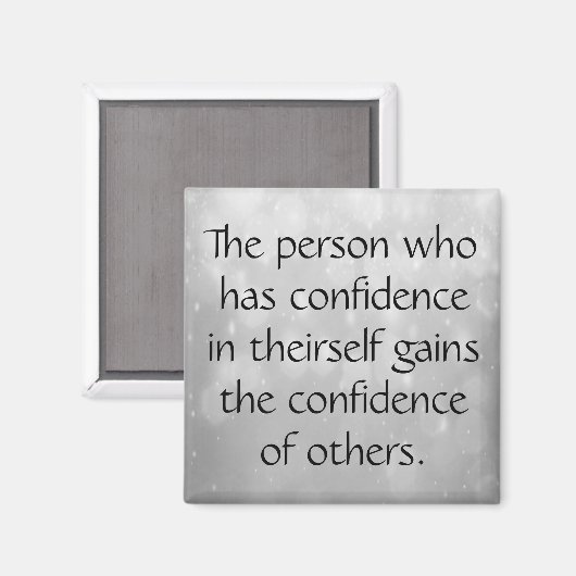 Heb vertrouwen in jezelf magneet (Voorkant / Achterkant)