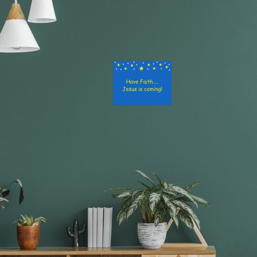 Heb vertrouwen in Poster (Woonkamer 1)