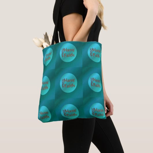 Heb vertrouwen Inspirerend Tote Bag (Dichtbij)