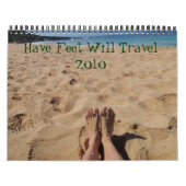 Heb voeten reizen 2010 kalender (Hoes)