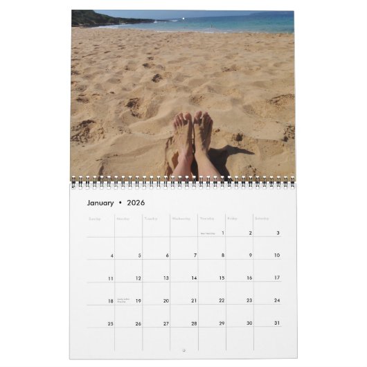 Heb voeten reizen 2010 kalender (Jan 2026)