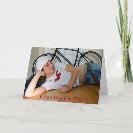 Heb Vrolijke Kerstmis! Feestdagen Kaart (Voorkant)