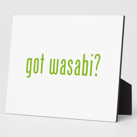 heb wasabi? fotoplaat (Zijkant)