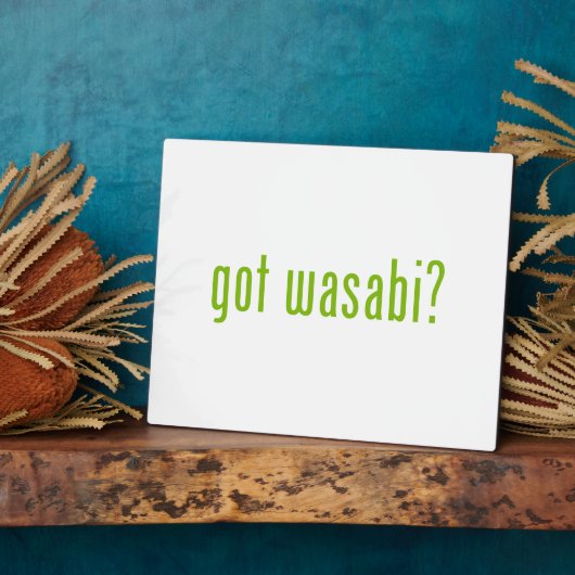 heb wasabi? fotoplaat (Zijkant)